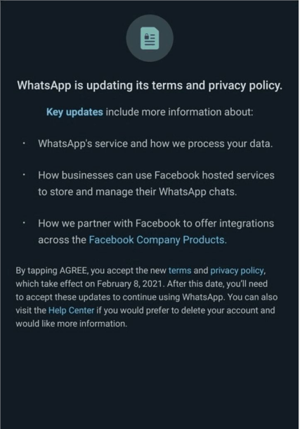 WhatsApp协议更新